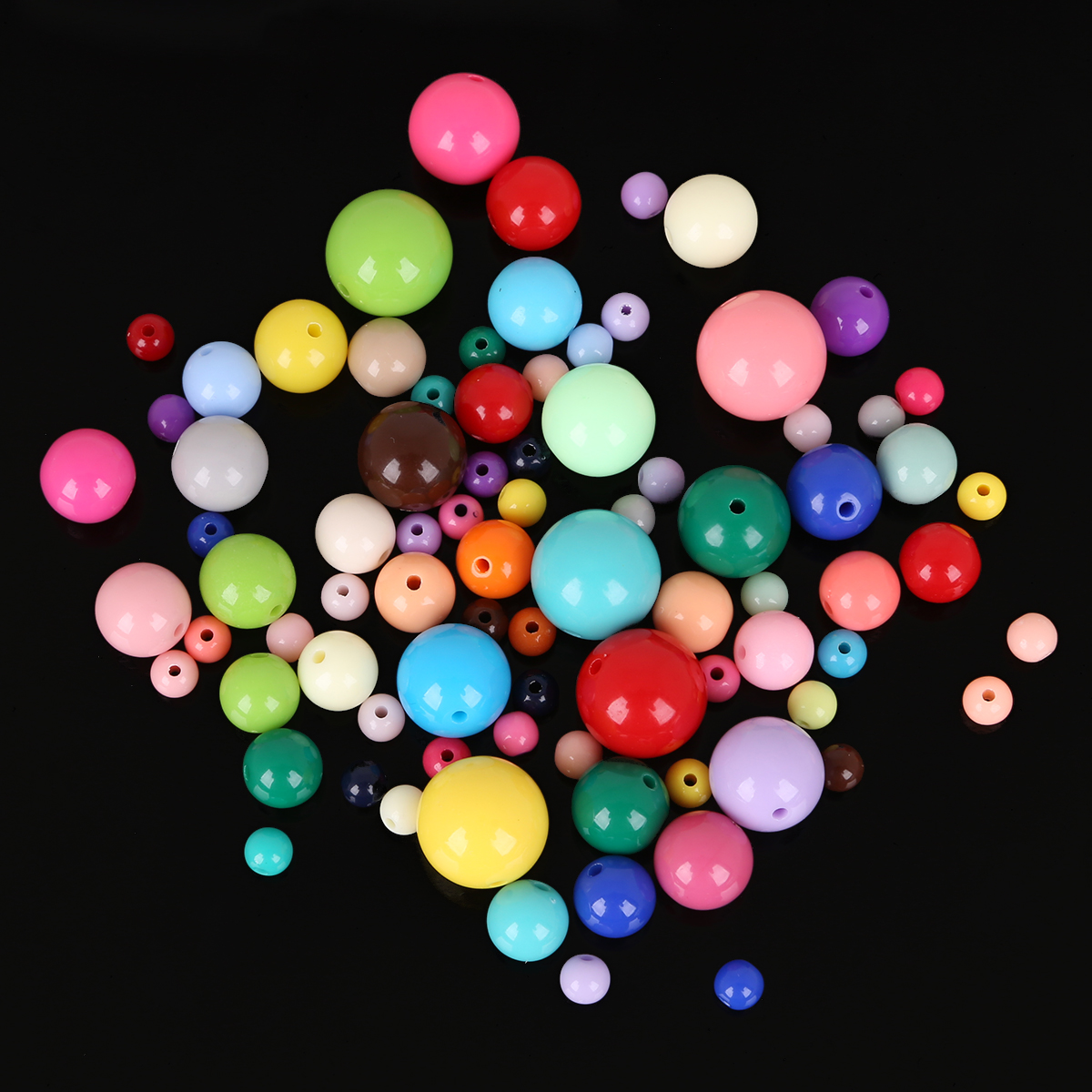 11-440pcs Mixed Beads Acrylic  - Charm Bracelet Beads のレビューと価格