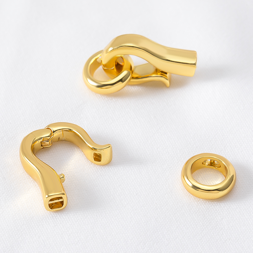 2pcs 4pcs 18K Gold Plated Bras - Charm Bracelet Beads のレビューと価格