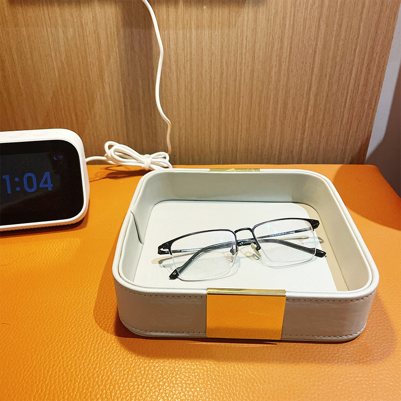Leather Desk Tray Desktop Stor - Jewelry And Watches Stores のレビューと価格