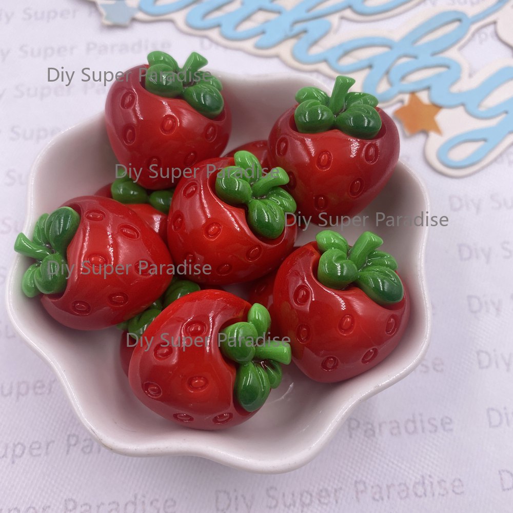 8PCS Resin Kawaii Colorful Red - Paradise Jewelry & Watches Llc Miami Photos のレビューと価格