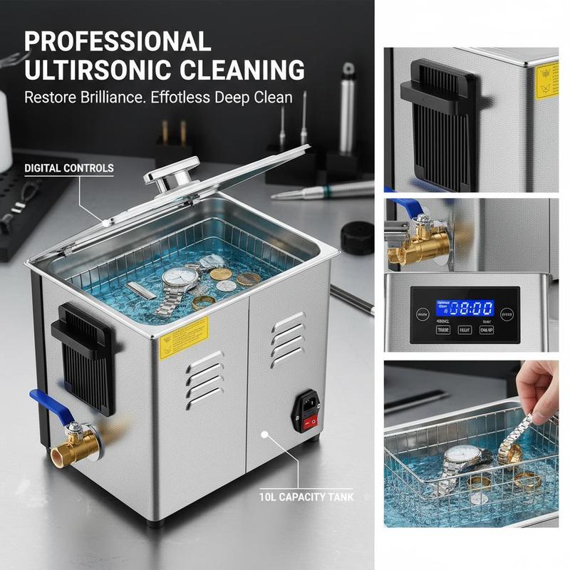 10L Ultrasonic Cavitation Devi - Jewelry And Watches Stores のレビューと価格