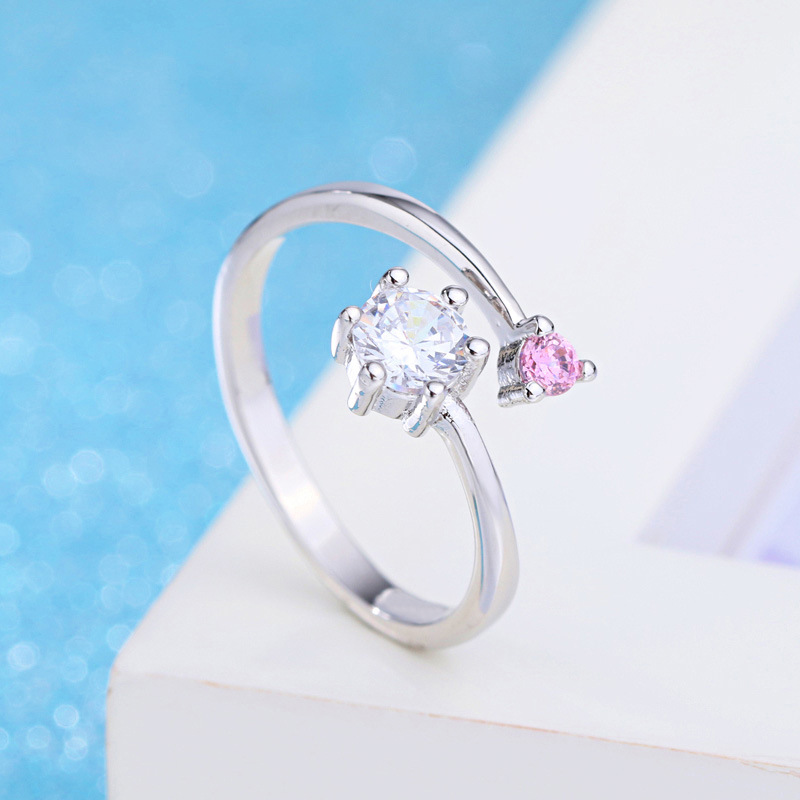 2pcs 925 Sterling Silver Coupl - Couple Ring Set のレビューと価格