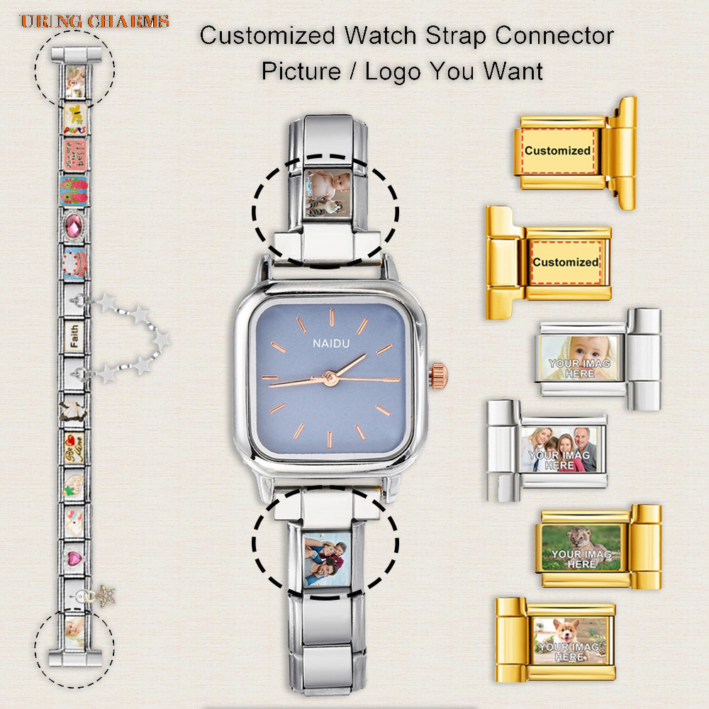 1 pair Picture Logo Customized - Jewelry Watches Men のレビューと価格
