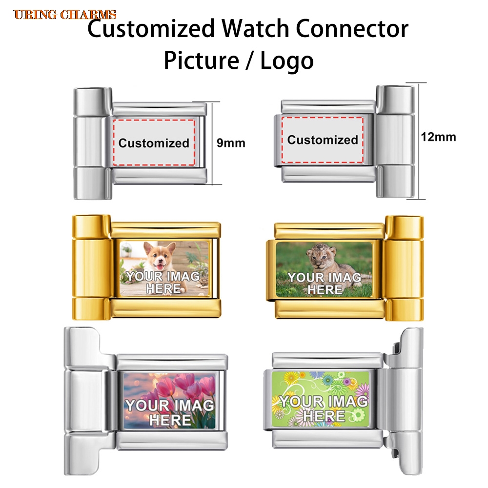 1 pair Picture Logo Customized - Jewelry Watches Men のレビューと価格