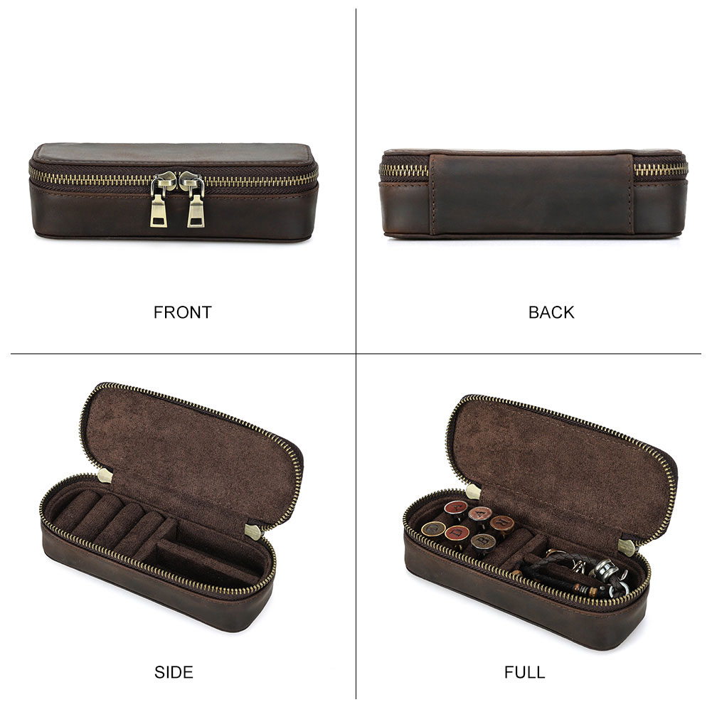 Vintage Genuine Leather Portab - Jewelry Or Watches のレビューと価格