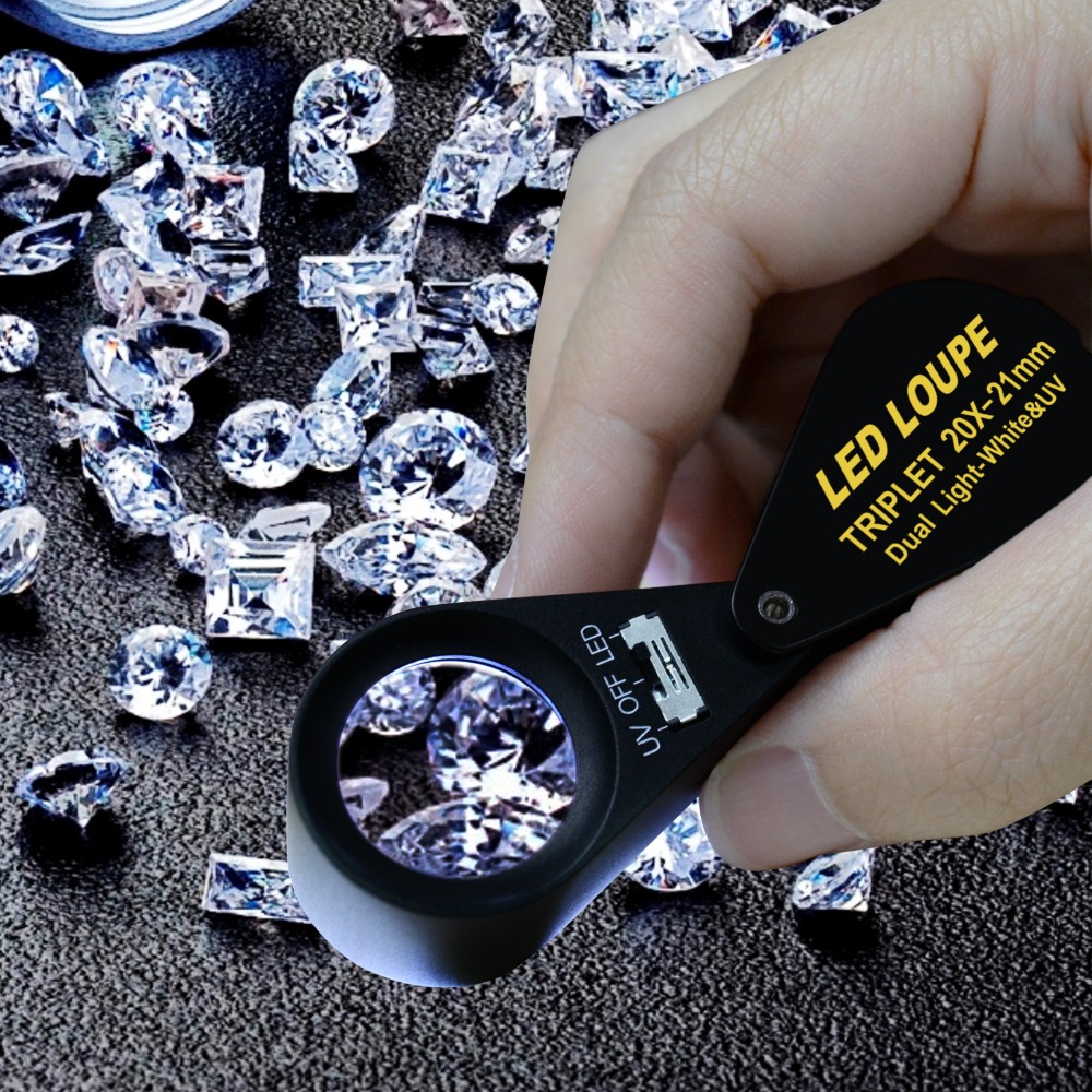 20x Jewelry Loupe 21mm Dual Li - Collectors Coins Jewelry & Watches Of Smithtown のレビューと価格