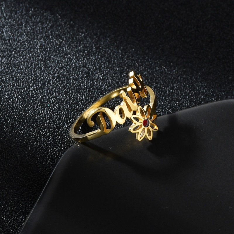 36 Styles Custom Name Ring For - Couple Ring Set のレビューと価格