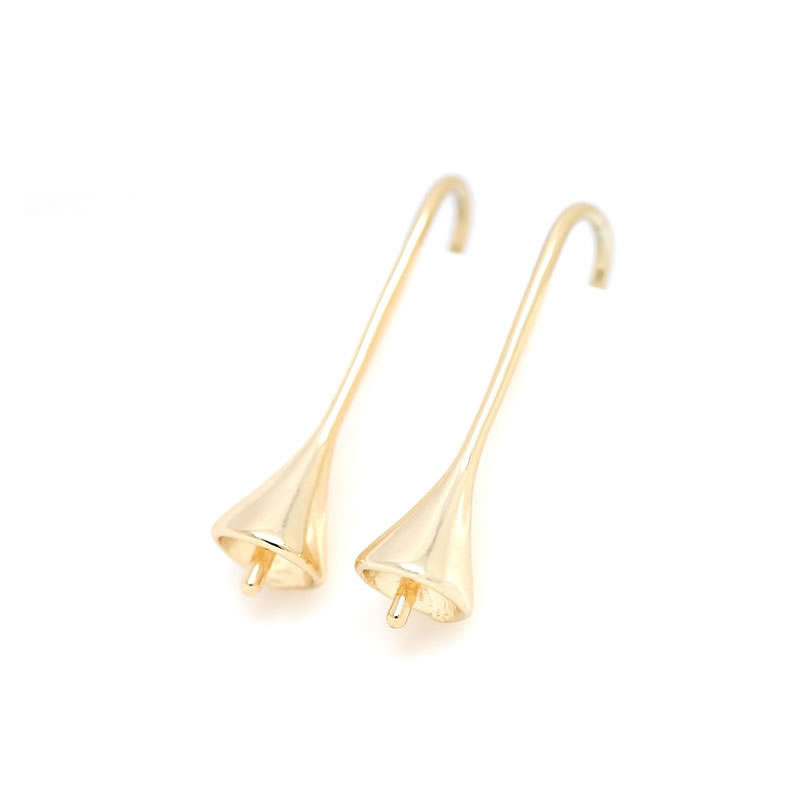 18K Gold Color Brass Can fit H - Charm Bracelet Beads のレビューと価格