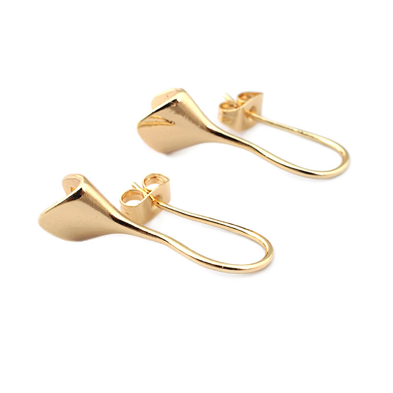 18K Gold Color Brass Can fit H - Charm Bracelet Beads のレビューと価格