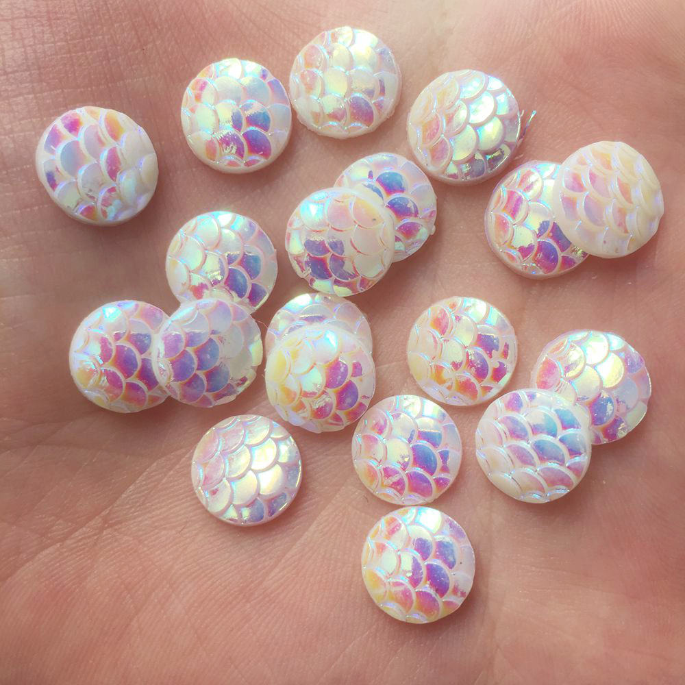 Shiny 100Pcs AB Resin 10mm Rou - Paradise Jewelry & Watches Llc Miami Photos のレビューと価格