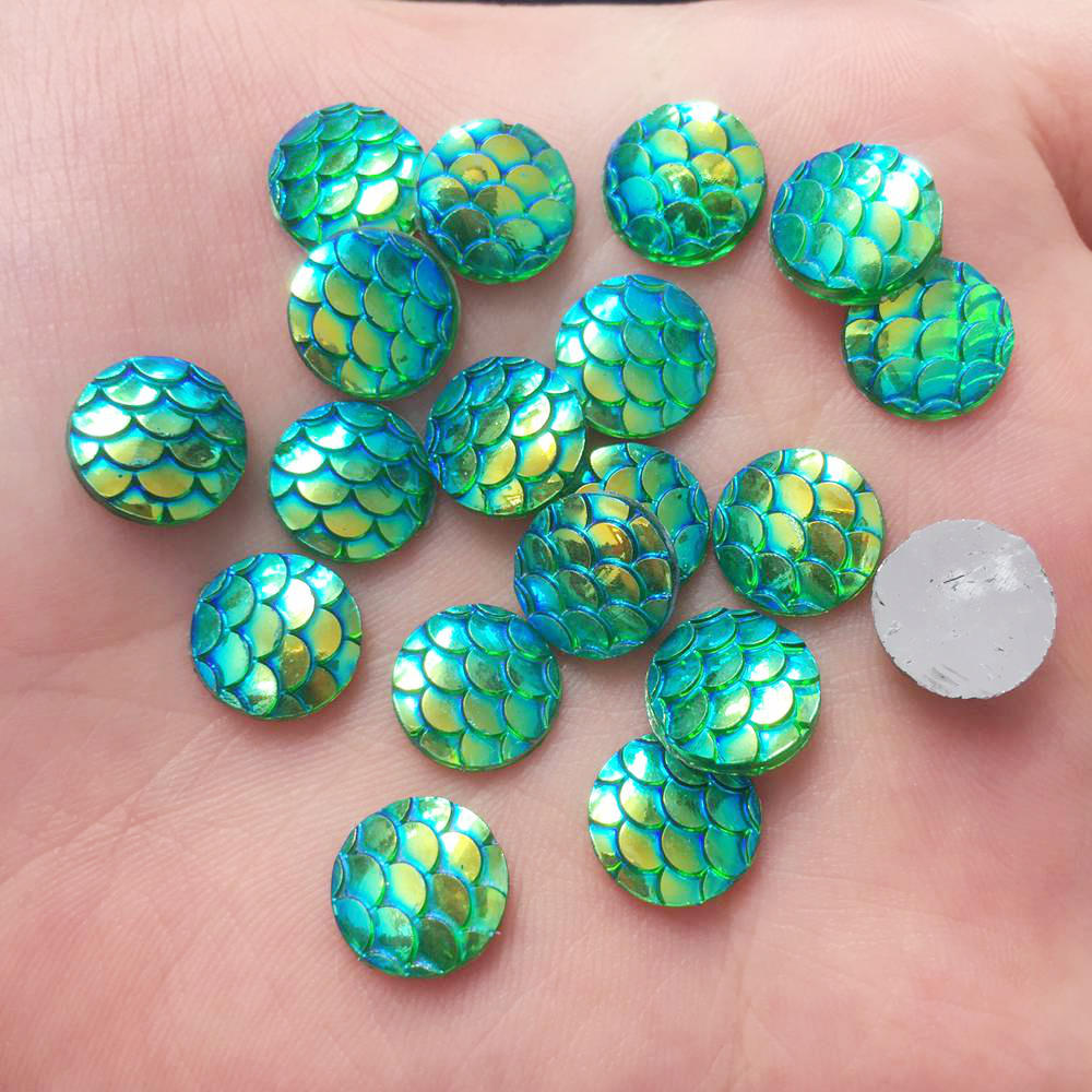 Shiny 100Pcs AB Resin 10mm Rou - Paradise Jewelry & Watches Llc Miami Photos のレビューと価格