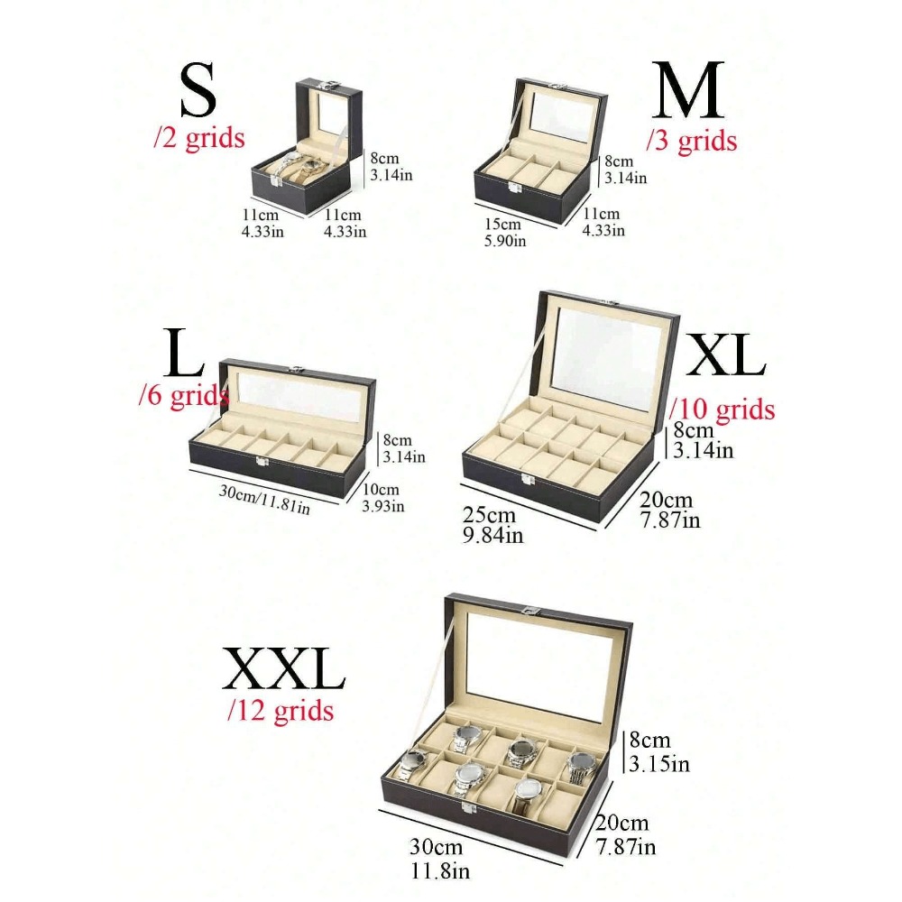 1pc Big Capacity Leather Watch - Jewelry Watches Men のレビューと価格